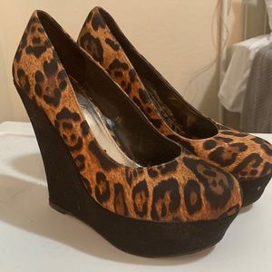 Leopard heels